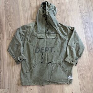 Gallery Dept Olive Green Hooded Jean Jacket